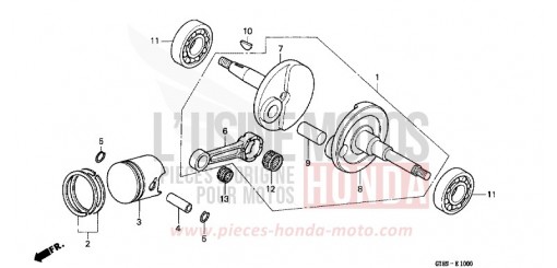 VILEBREQUIN/PISTON PK50MN de 1992